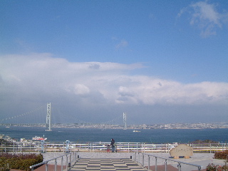 明石大橋全景