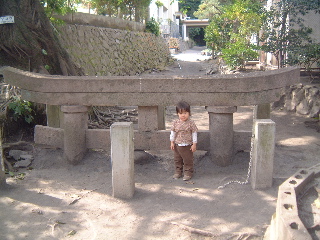 埋没鳥居と私